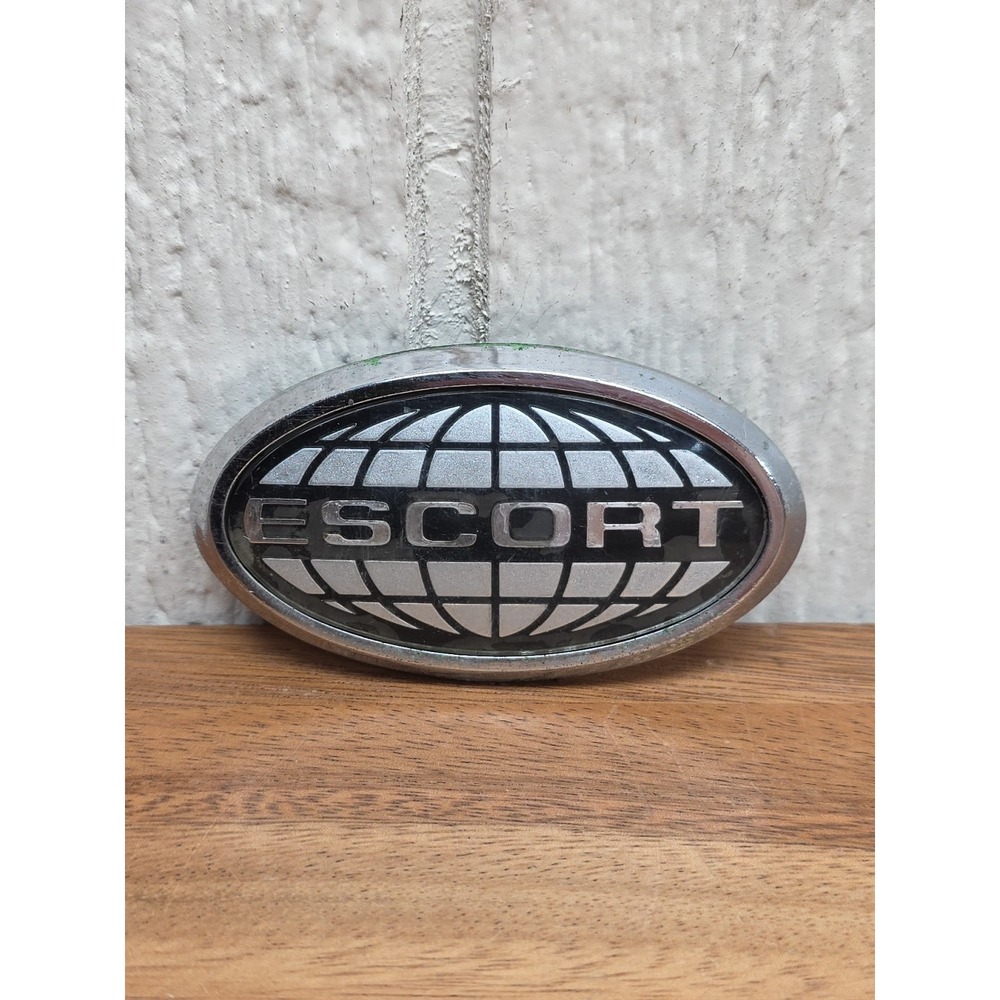 VINTAGE FORD ESCORT FRONT GRILLE EMBLEM BADGE